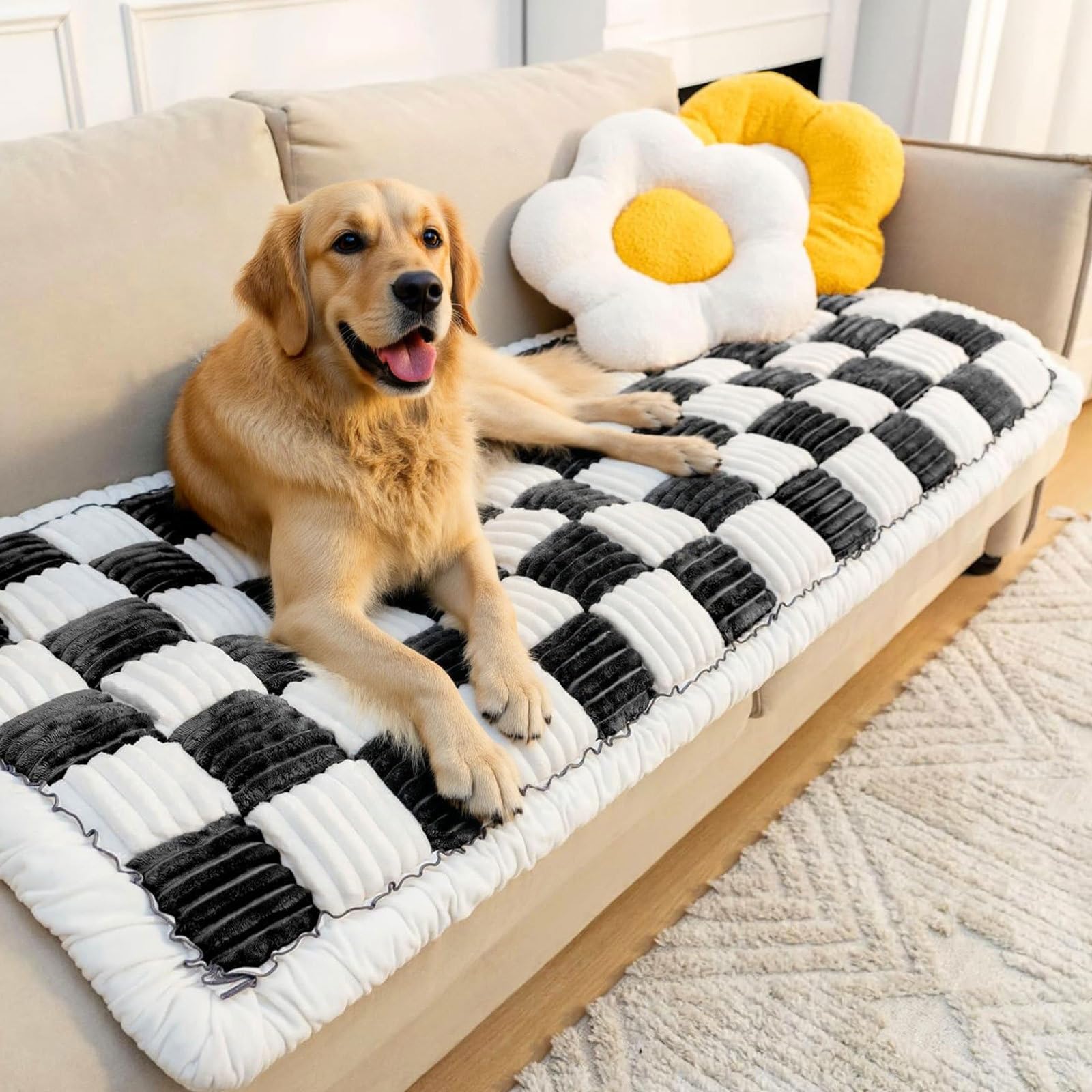 LiveGo cubre sofá para perros, lavable, protege muebles de rasguños y manchas.