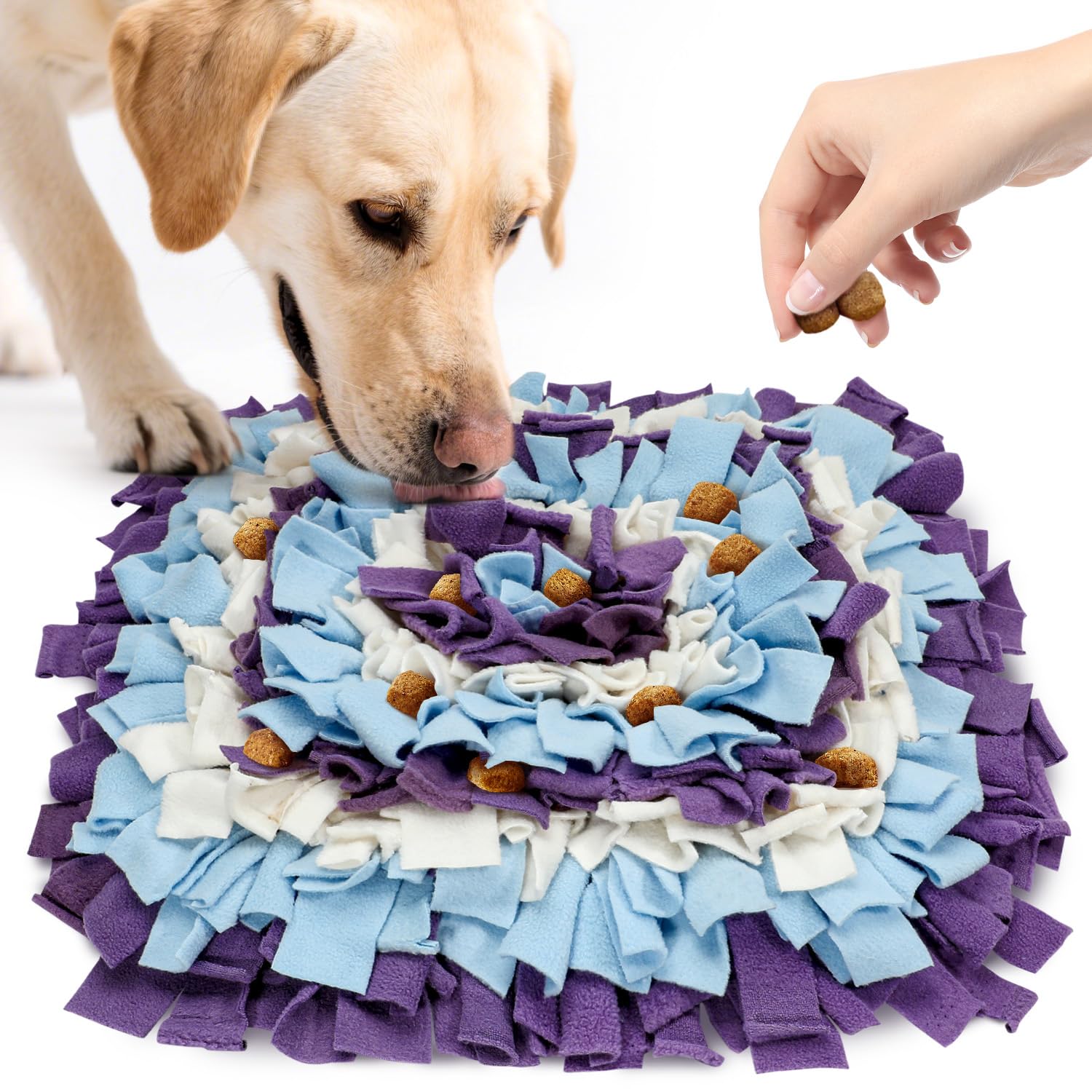 LIVEKEY alfombra de olfato para perros, enfoque olfativo, estimula exploración y alimentación lenta.