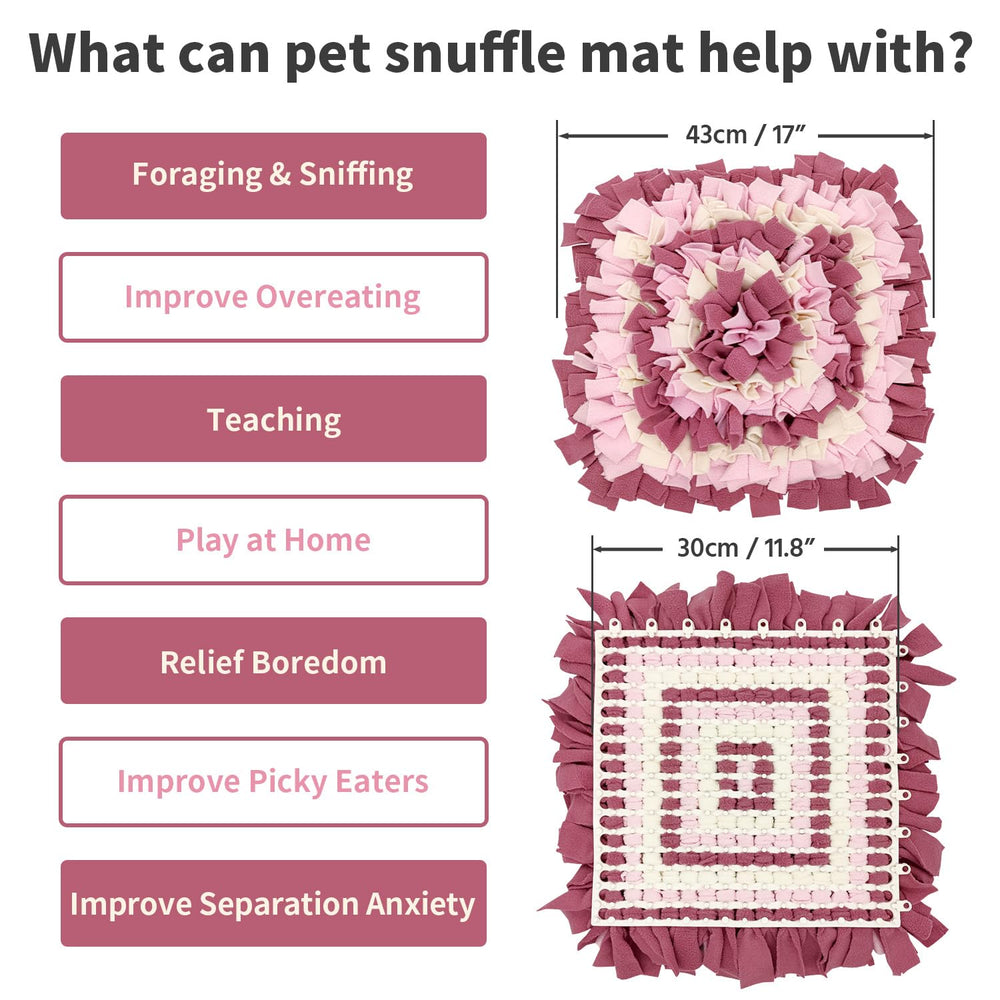 LIVEKEY alfombrilla-snuffle-perro-alimento-lento ayuda a comer despacio y calma.