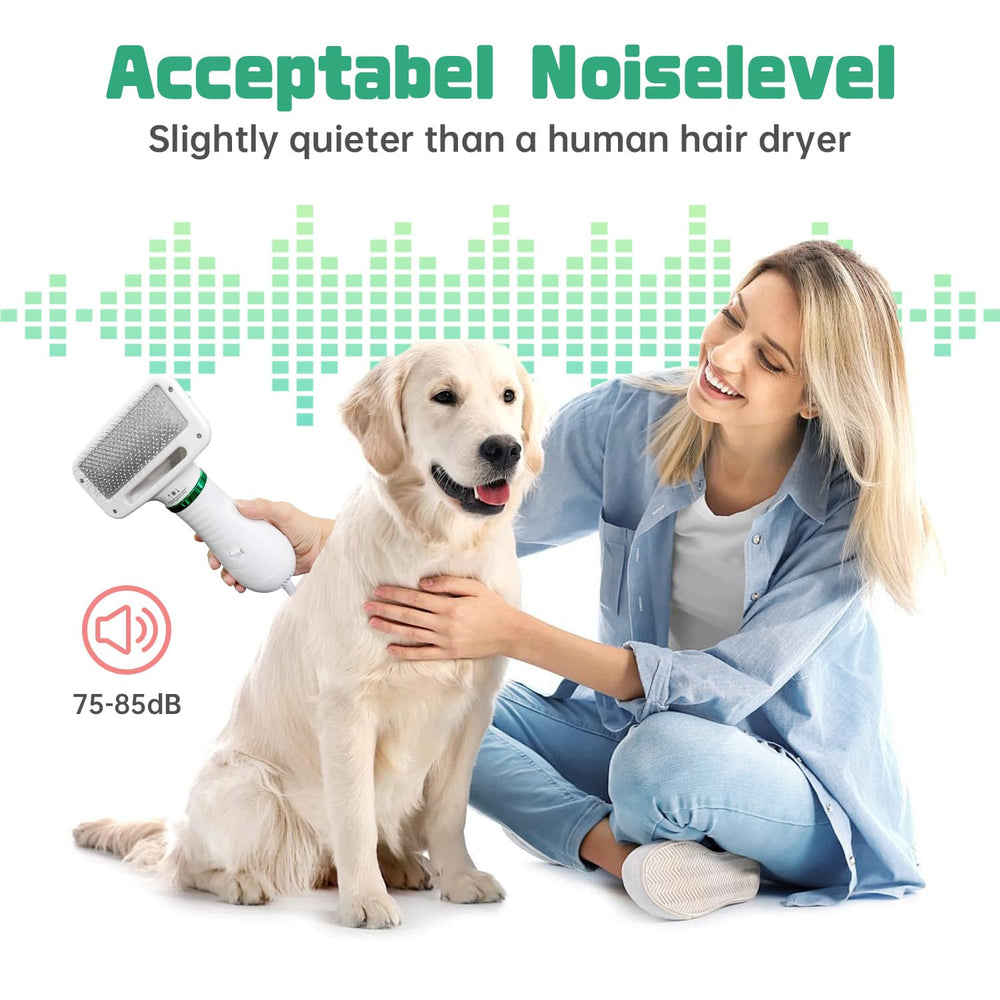LIVEKEY secador para mascotas botón de liberación de pelo facilita la limpieza