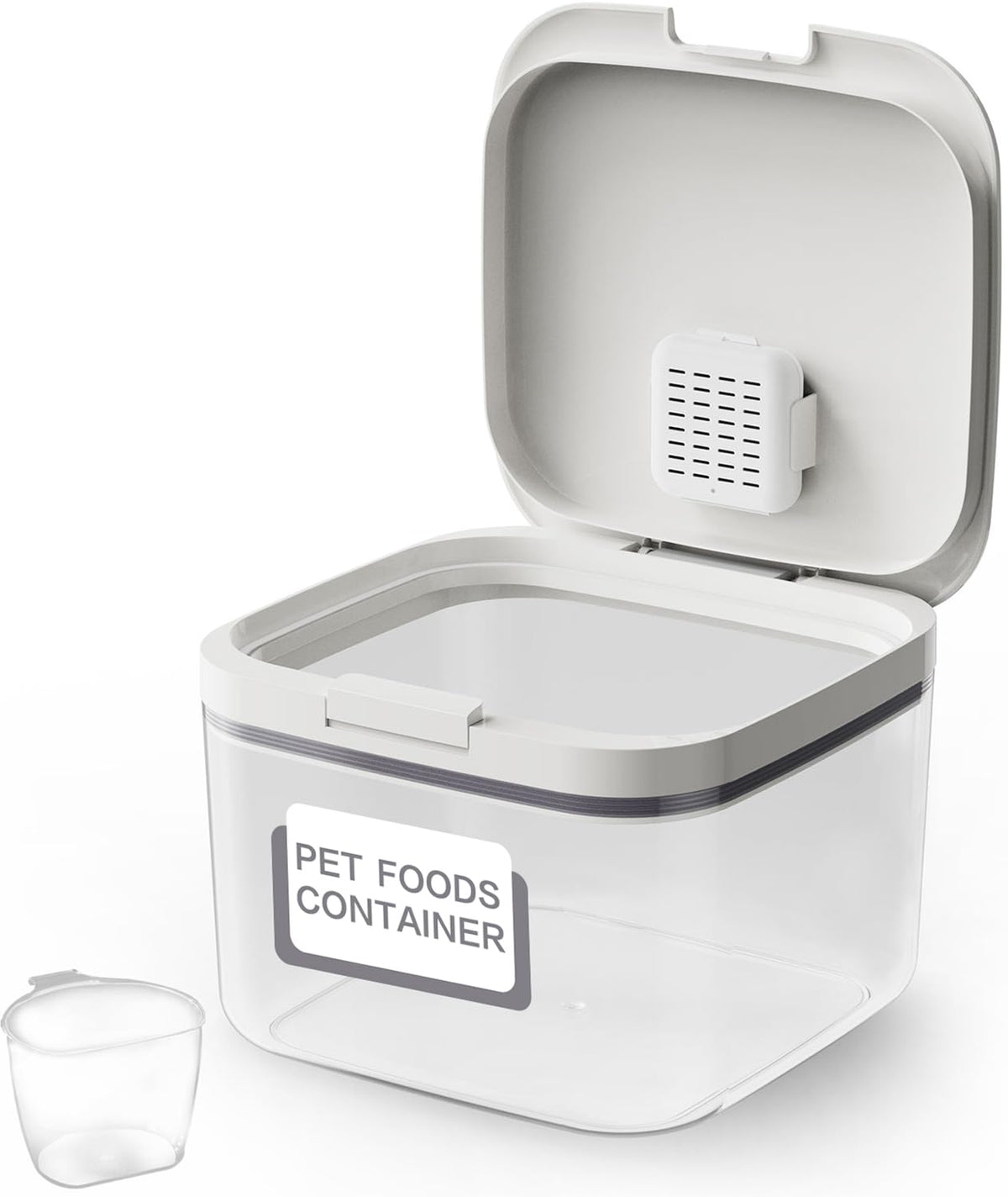 LivLab Mker contenedor transparente para ver la cantidad de comida
