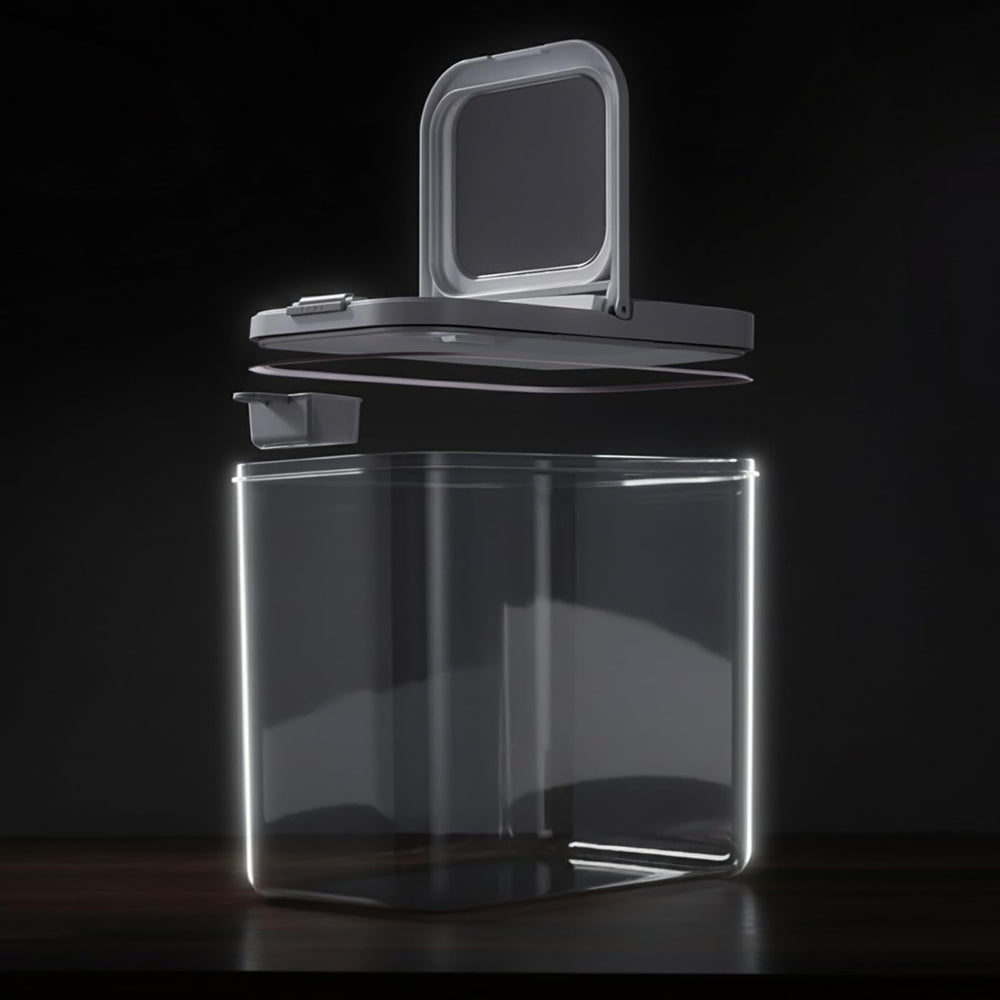 LivLab Mker diseño compacto que ahorra espacio en la despensa.