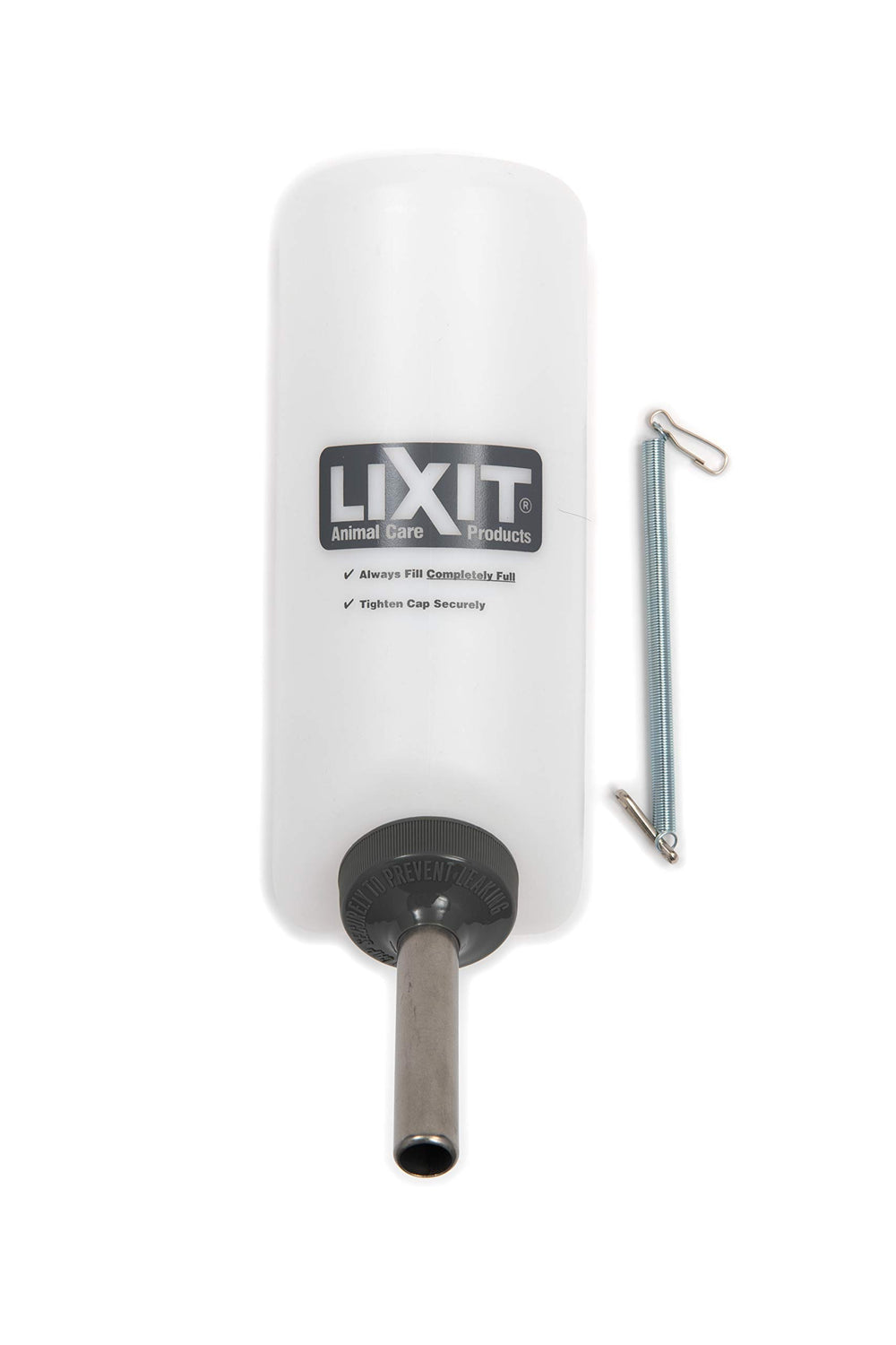 Lixit tubo inoxidable con bola doble mejora higiene y durabilidad.