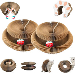 Lktvys Kitty Curlz: órgano mágico con campana, juego interactivo para gatos.