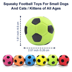 LLSPET Pelota de látex con chirrido, ideal para estimular juegos.