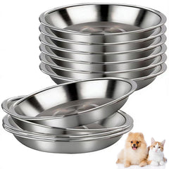 Conjunto Lmisraely de tazones inoxidables, 6 piezas apilables para comer limpio.