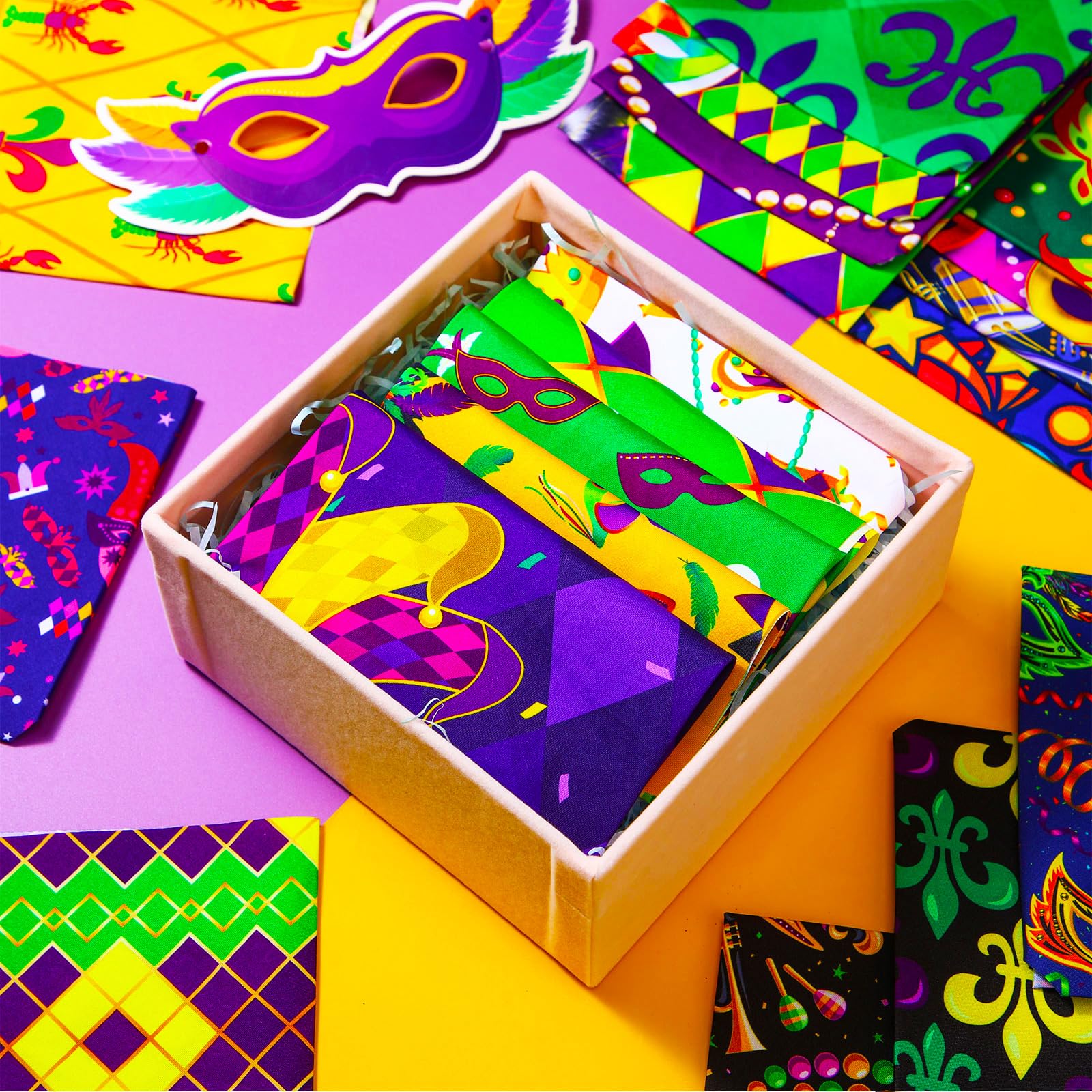 Locmeo bandana suave de poliéster, cómodo y ligero para el cuello.