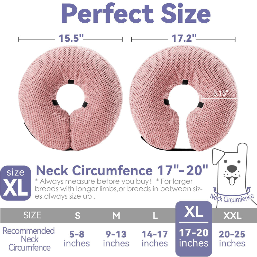 Loflaze collar rosquilla lavable y fácil de limpiar.