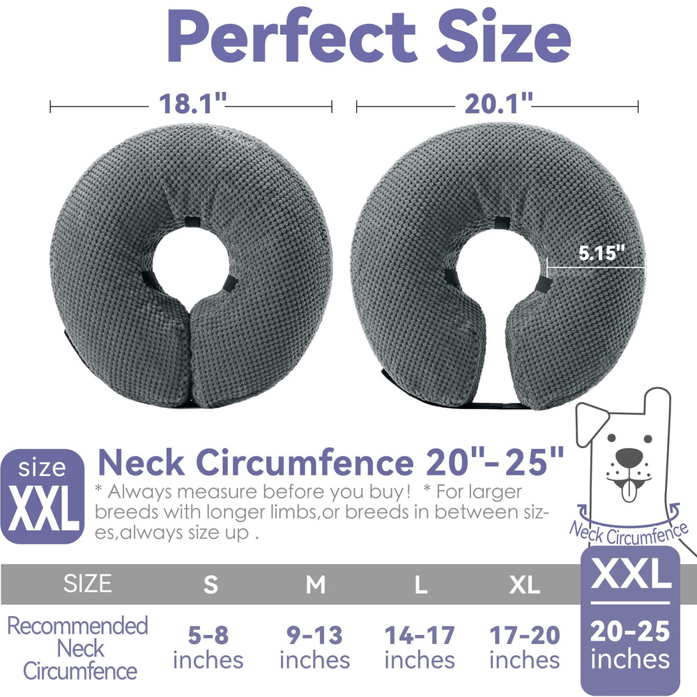 Loflaze funda lavable 3D para el anillo inflable gris XXL.