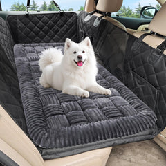 Cama Loiion para perro en asiento de coche con antideslizante para mayor seguridad.