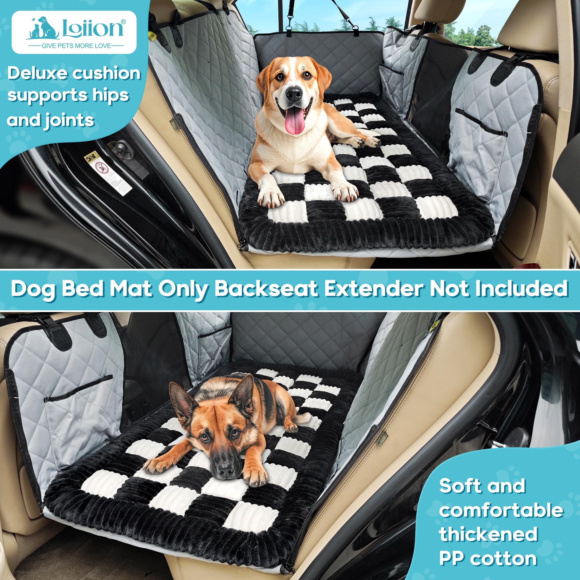 Cama para perro Loiion, duradera y fácil de limpiar para uso diario.