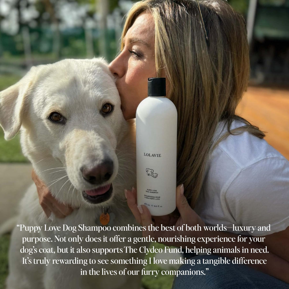 LolaVie champú con avena coloidal para piel sensible del cachorro