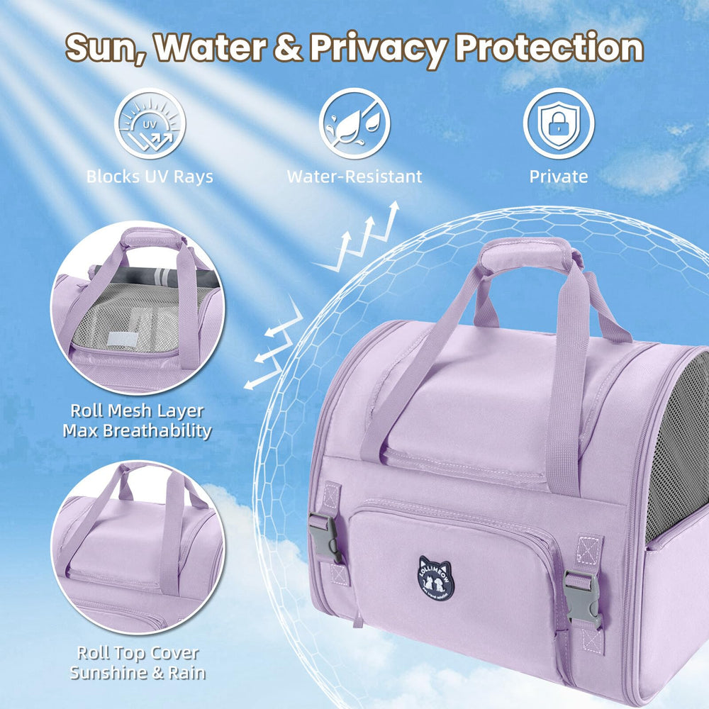 Tejido impermeable de LOLLIMEOW, resistente a lluvia para aventuras diarias.