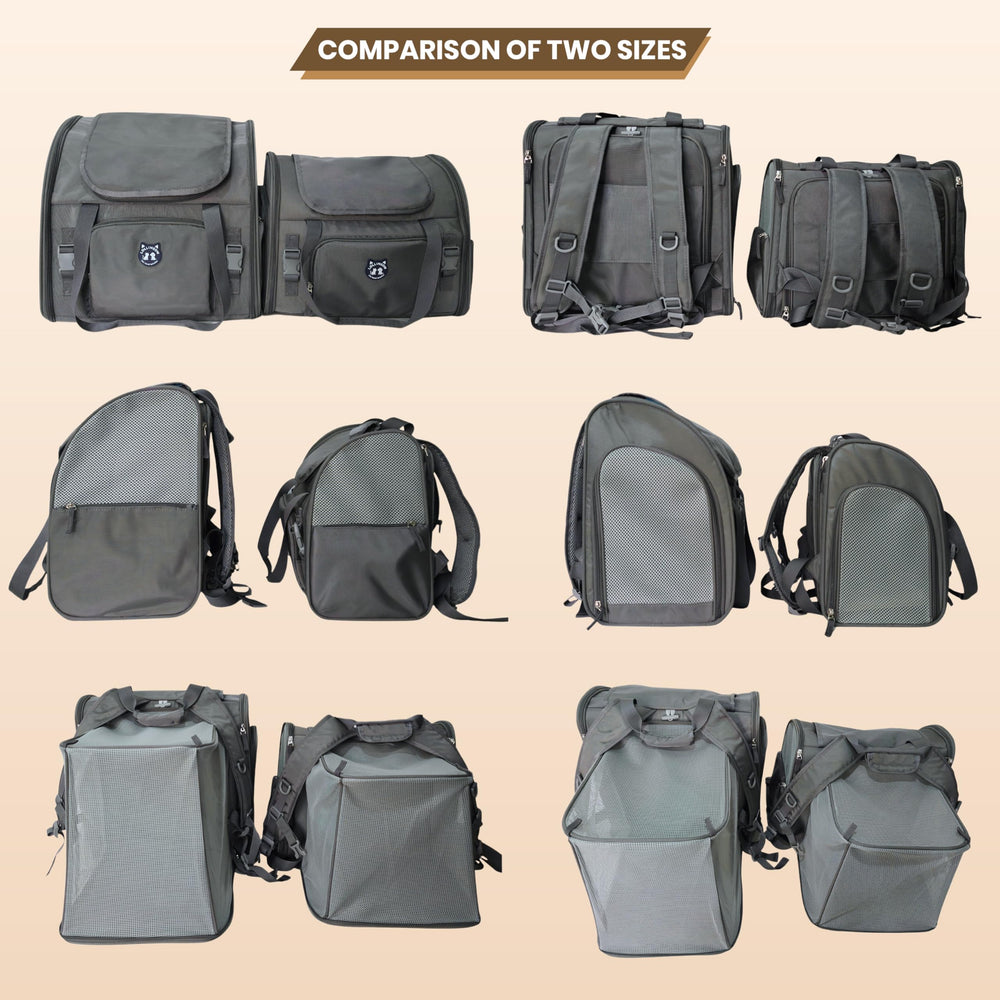 Paneles de malla para flujo de aire en la mochila Lollimeow
