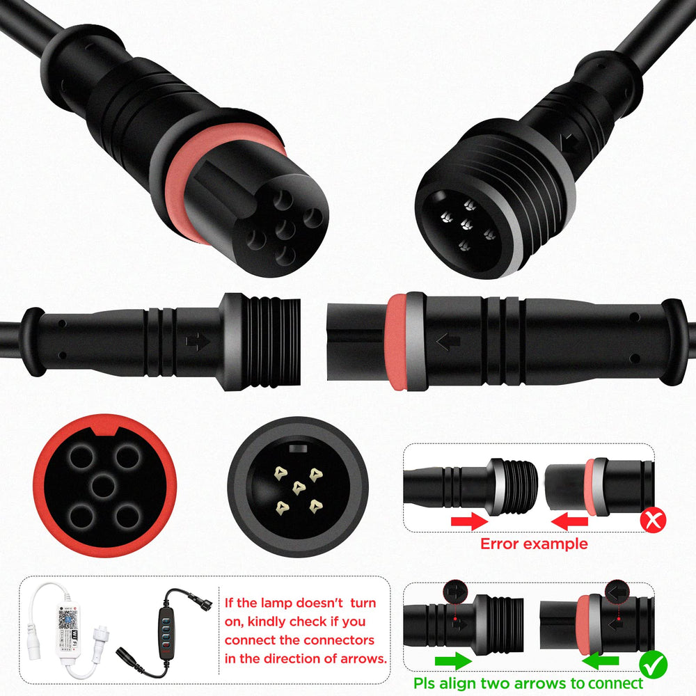 Lominie LED acuario clip-en compacto para tanques pequeños.