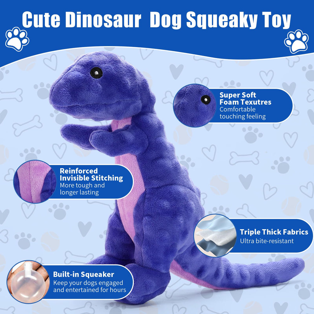 loncoldy juguete perro dinosaurio textura burbuja ofrece limpieza suave al morder y juego.