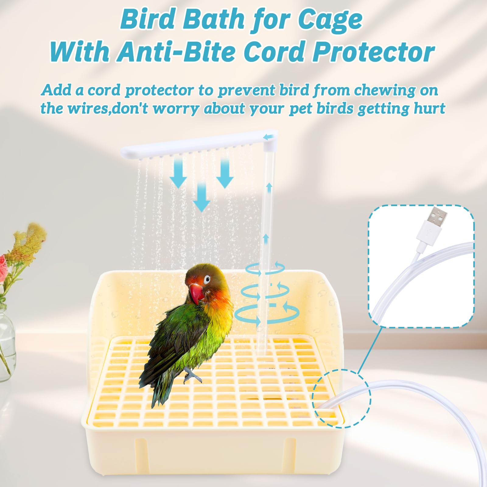 Cuenco amplio de Lonepetu para baño y juego.