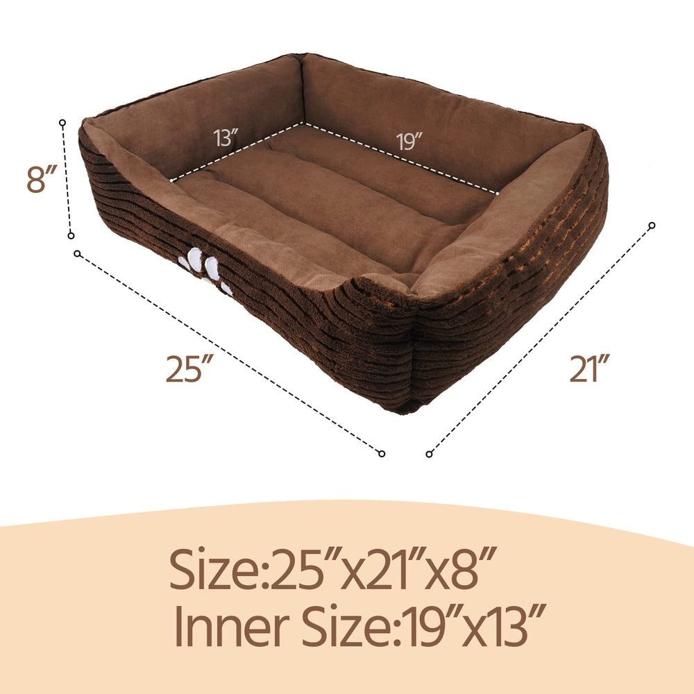 Long Rich HCT REC-005 cama rectangular para mascotas, nido privado