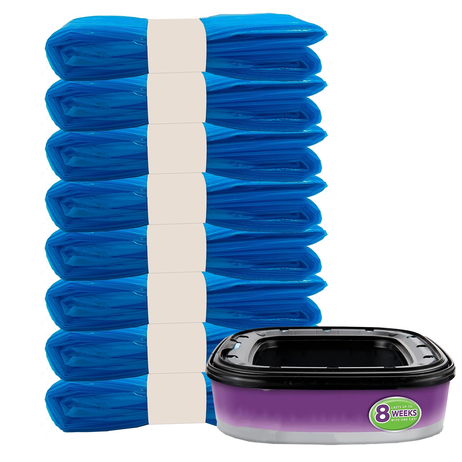 LongDear recargas de arena para gato compatibles con Genie para rellenado sencillo.