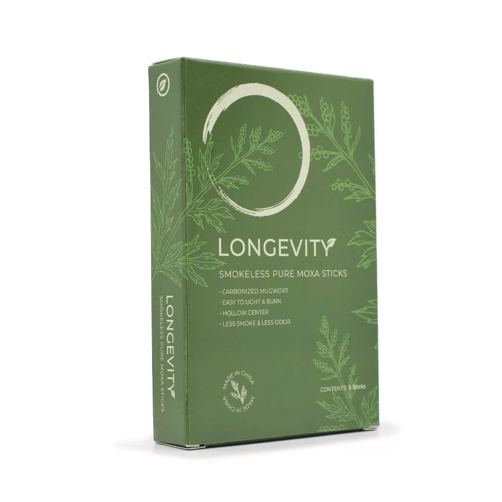 Longevity Smokeless Moxa, dimensiones 4,4 pulgadas, uso cómodo para moxibustión indirecta.