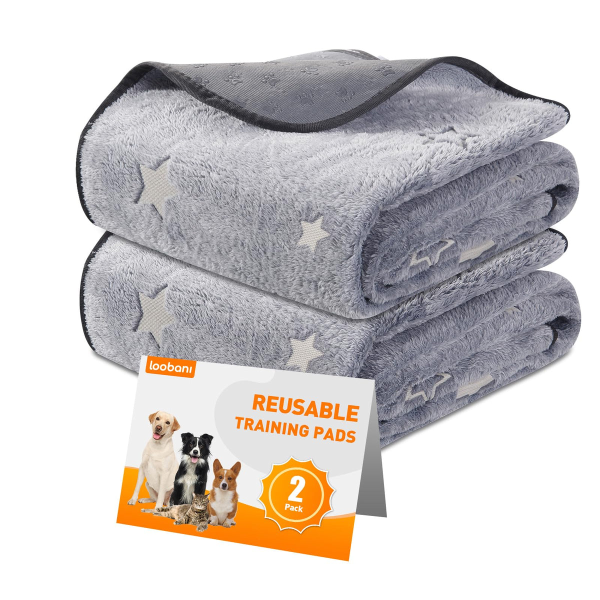 LOOBANI almohadilla lavable para perros con absorción rápida protege el suelo