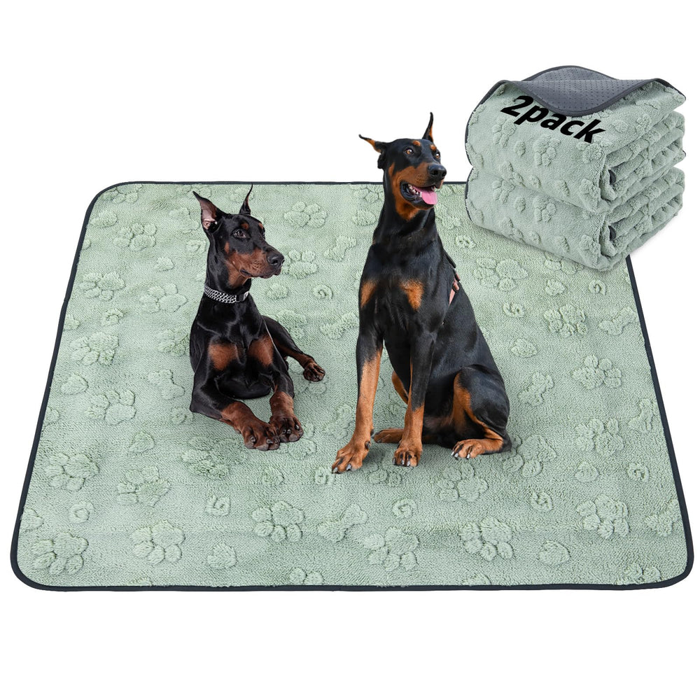 LOOBANI almohadilla para perro grande 72x72 pulgadas suave y absorbente para entrenamiento