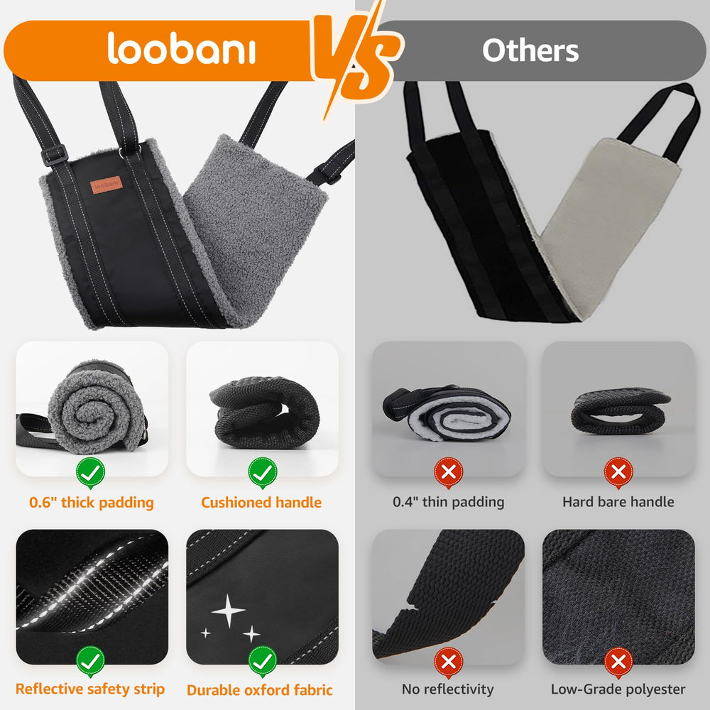 LOOBANI asa ergonómica, sujeción cómoda para transporte.