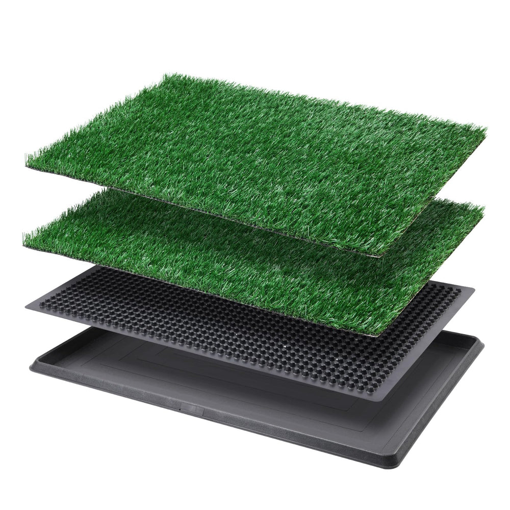 LOOBANI césped artificial para perro, ideal para entrenamiento interior.