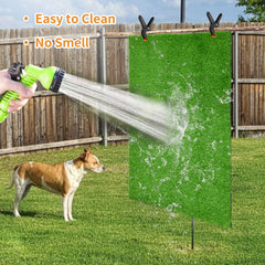 LOOBANI cesped artificial para perros, uso interior y exterior, drenaje rápido.
