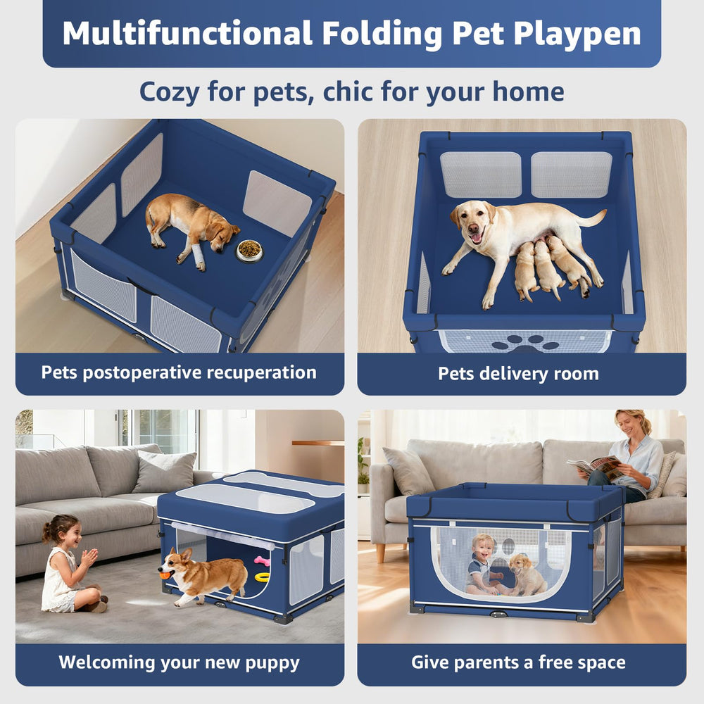 LOOBANI jaula-perro uso versatil para perros, gatos y roedores en casa.