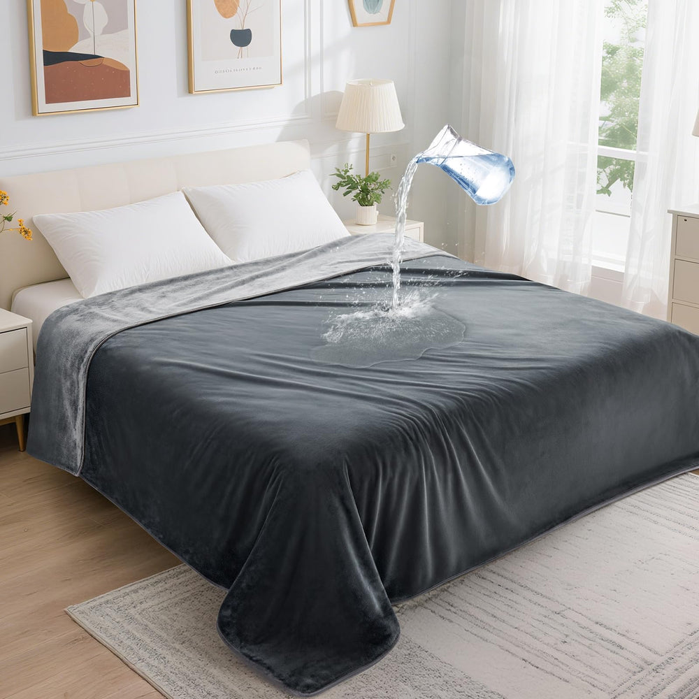 Manta LOOBANI impermeable para cama 60 x 80, protege derrames y manchas.