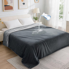 Manta LOOBANI impermeable para cama 60 x 80, protege derrames y manchas.