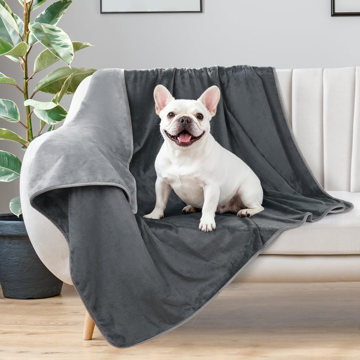 Manta LOOBANI impermeable de doble cara para cama y sofá, protege frente a derrames