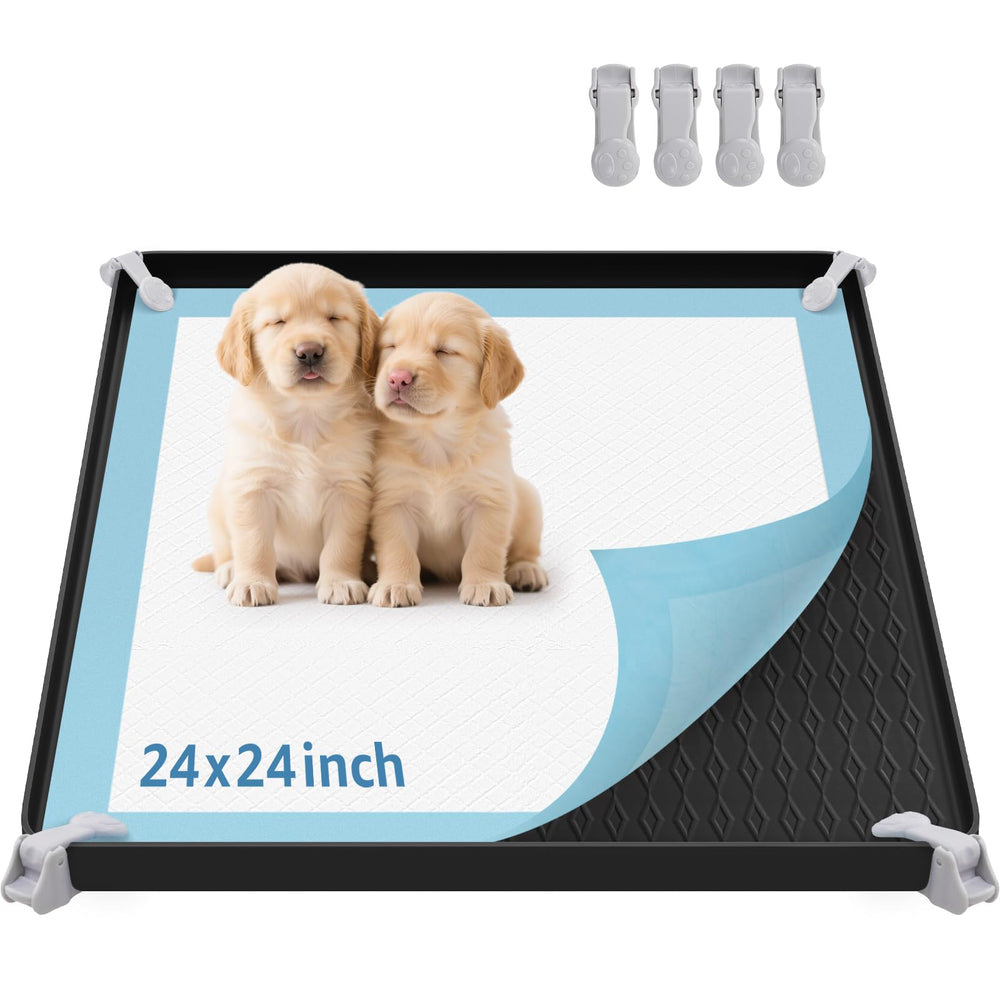 LOOBANI porta tapetes de silicona para perro, ideal para entrenamiento interior y limpieza fácil.