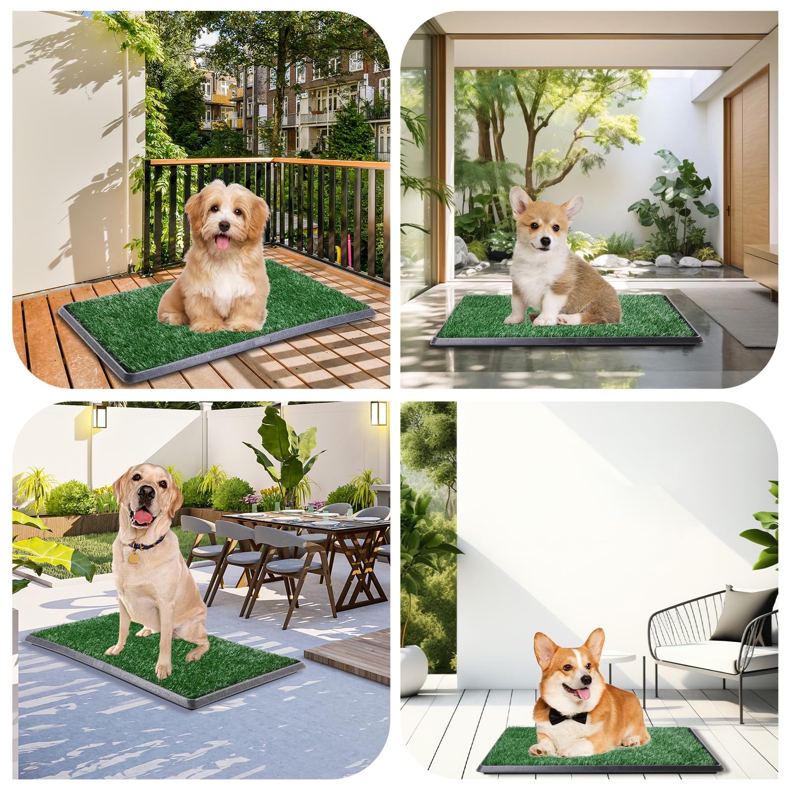 LOOBANI usos múltiples para interiores y balcones, crea zona segura para tu mascota.