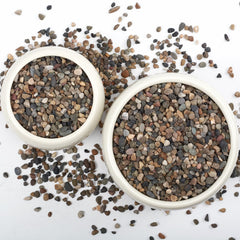 LOOIOOJ piedras del río 1/4 pulg para acuario, seguro para peces y decoración.