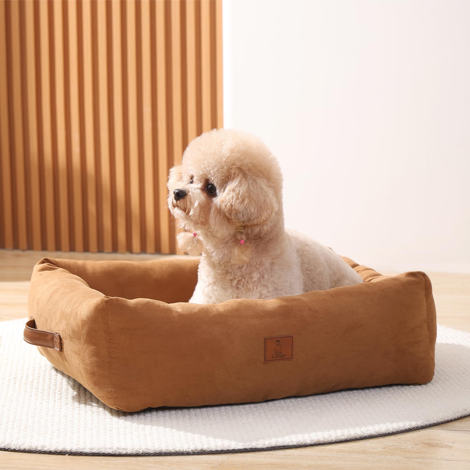 Cama Looyn con certificación OEKO-TEX 100 para seguridad textil.