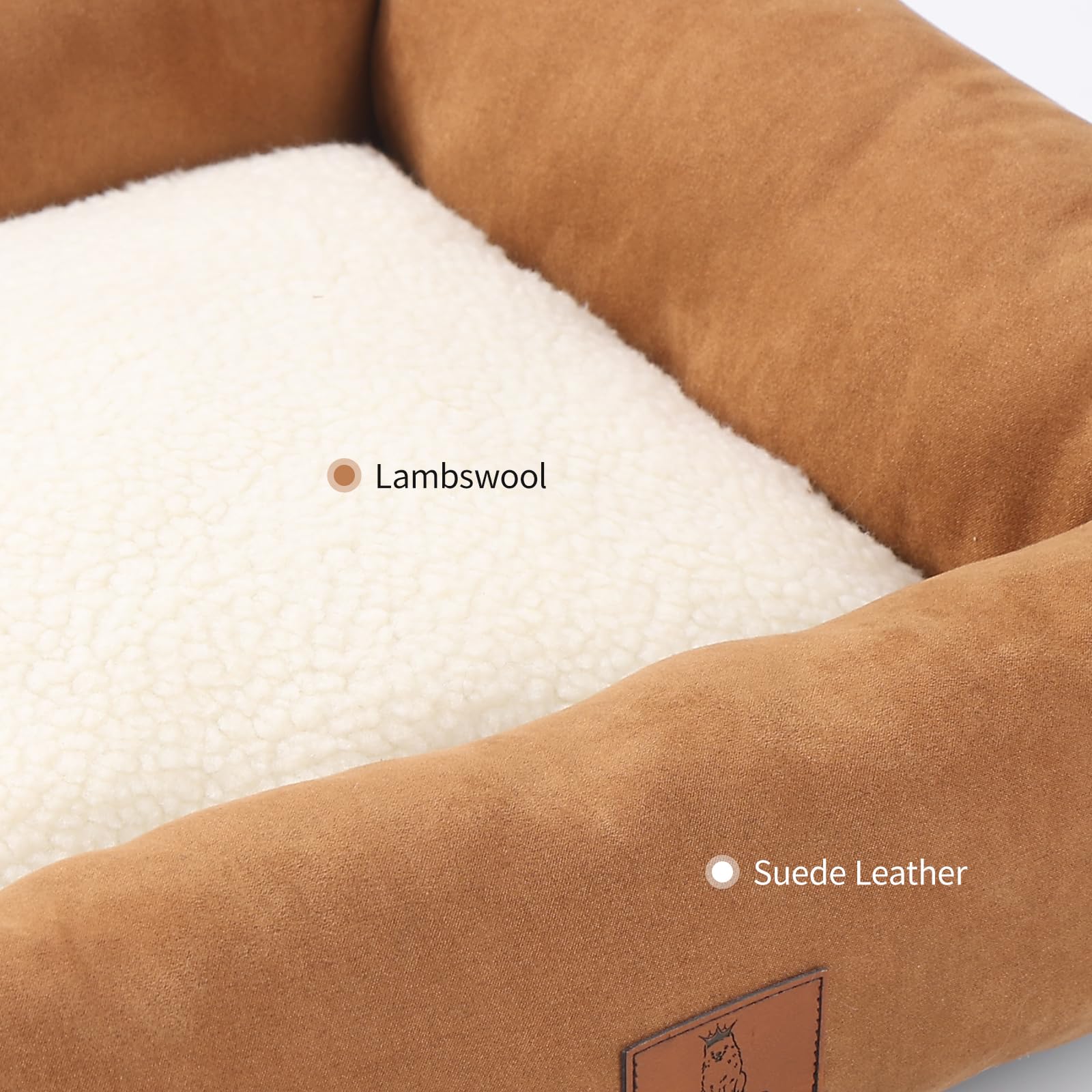 Cama Looyn lavable a máquina para limpieza rápida.