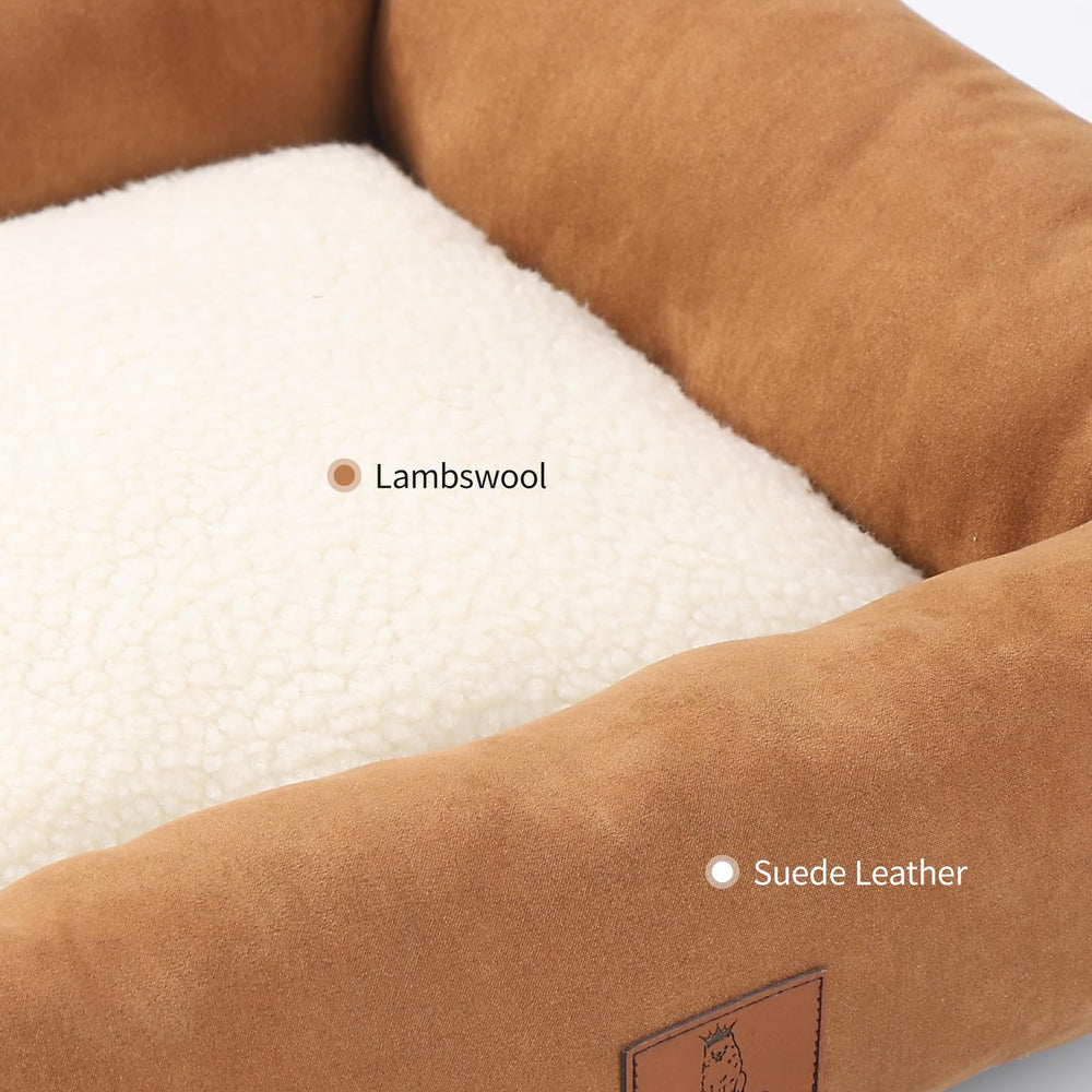 Cama Looyn lavable a máquina para limpieza rápida.