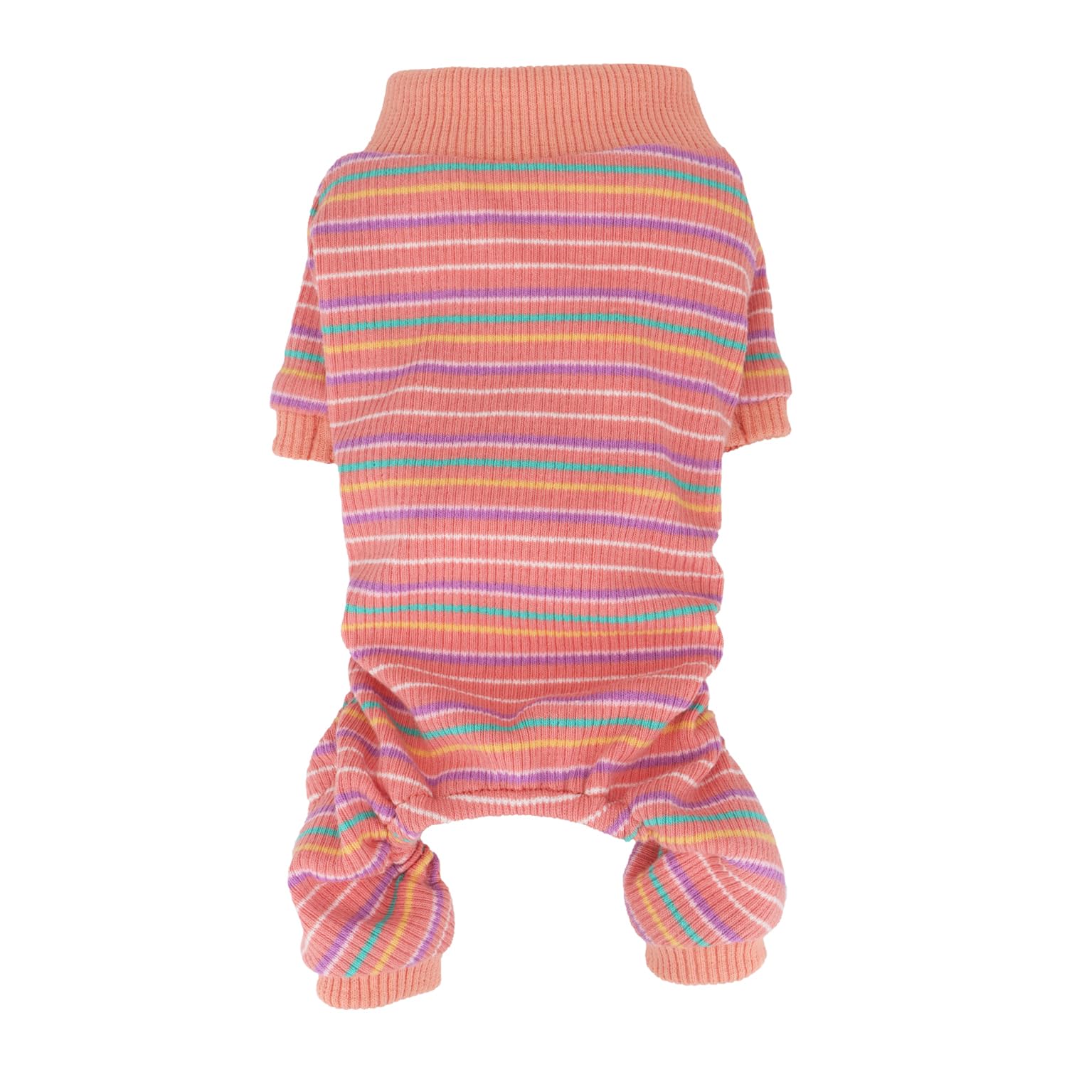 Pijama LOPHIPETS con apertura abdominal para cambios rápidos y fáciles.