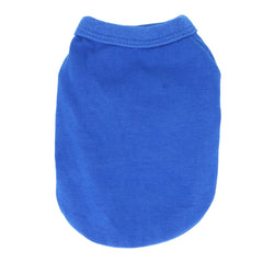 LOPHIPETS camiseta para perro tejido algodón azul, piel suave y transpirable