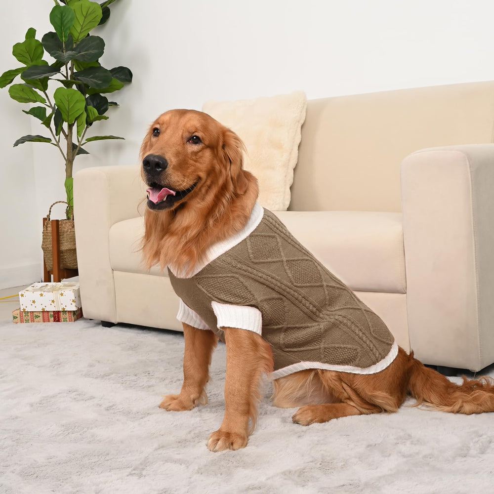 Lorehelina suéter apto para lavado a máquina y fácil cuidado de perros grandes