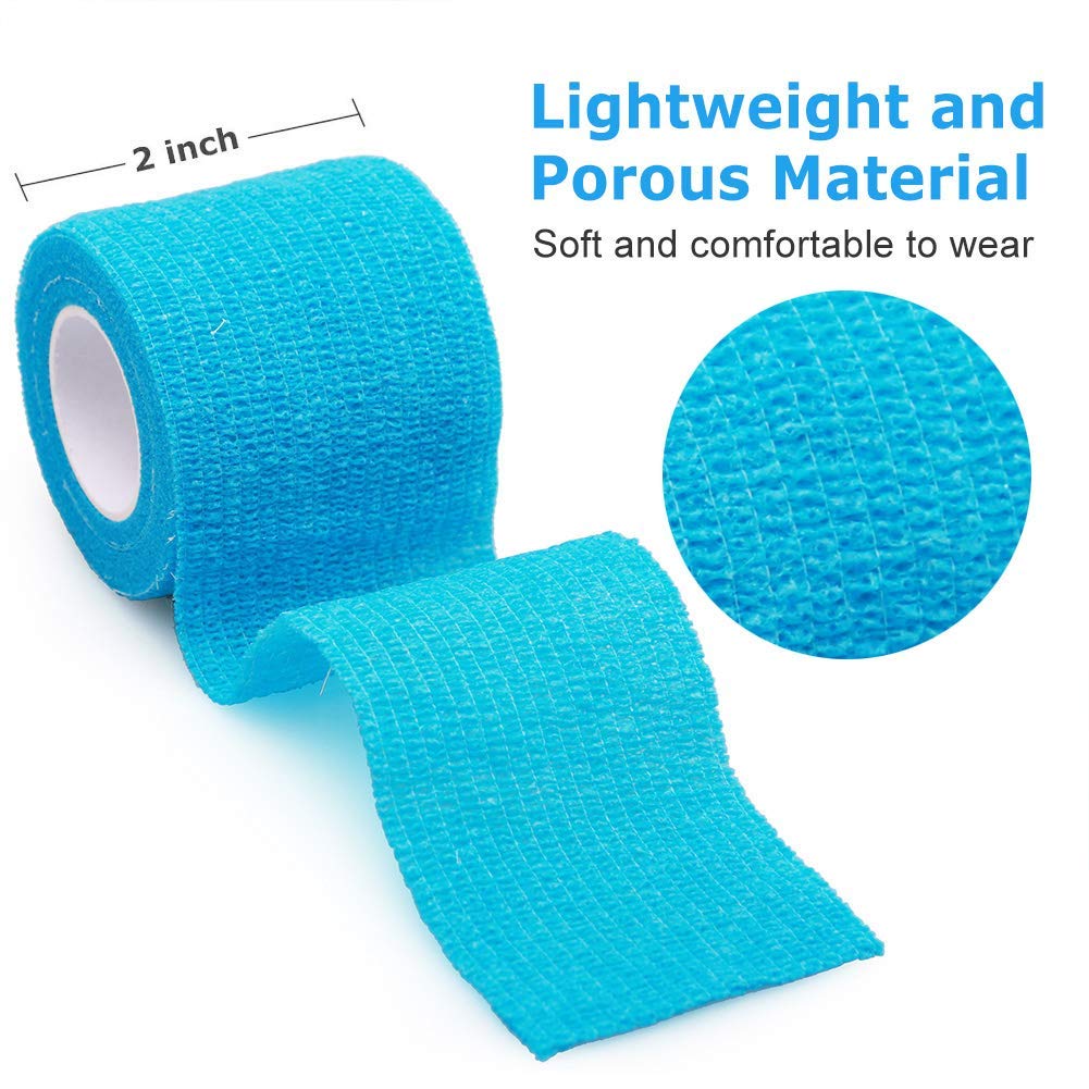 LotFancy Vet Wrap con tejido poroso y transpirable para menor irritación.
