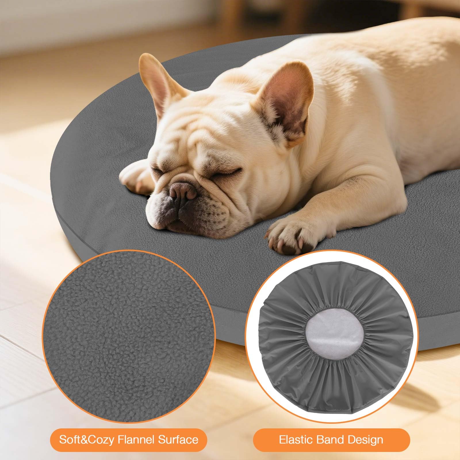 LotuFlor funda de protección para cama dona 45-pulgadas resistente al desgaste diario