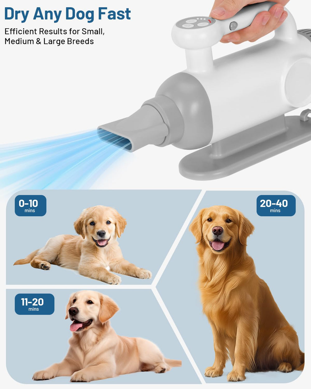 LOTYP diseño portátil sin manguera para secado preciso