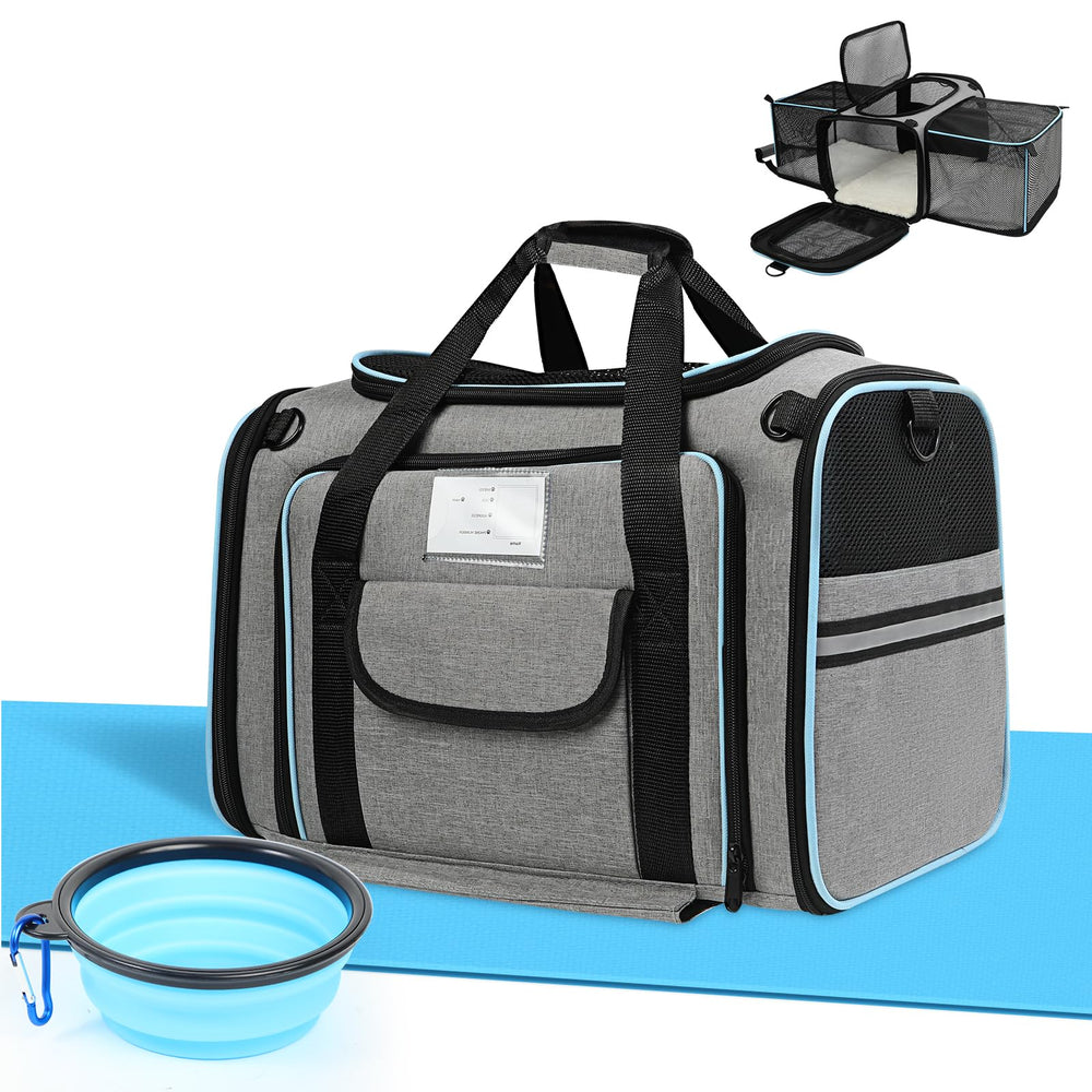 lounginglife transportín con asas ergonómicas para llevar con comodidad