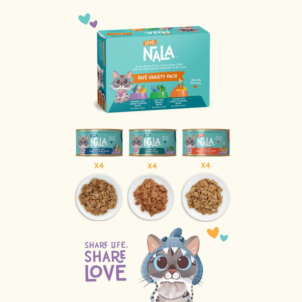 LOVE NALA pate caballa cuenco, opción sabrosa para dieta diaria
