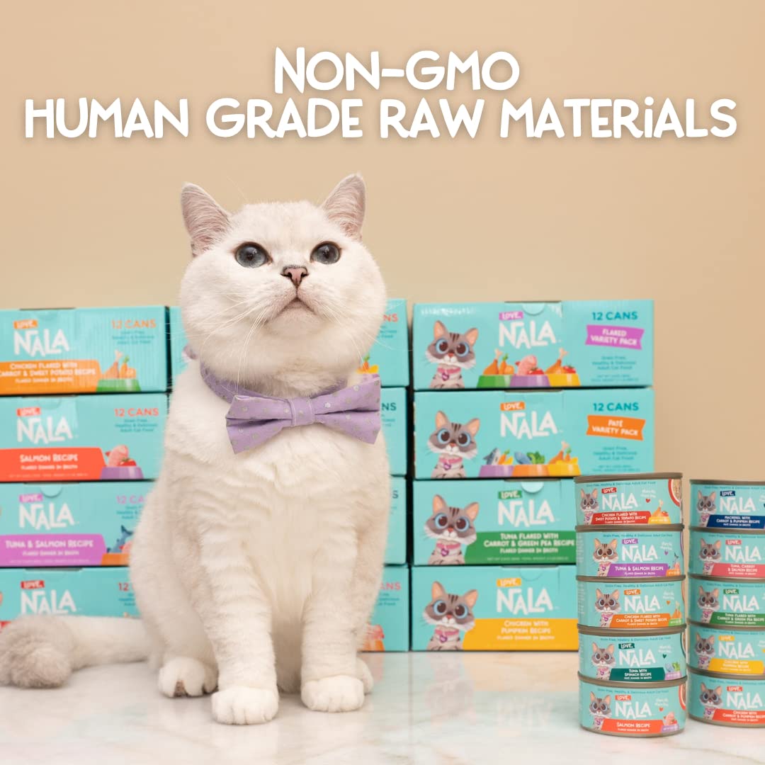 LOVE NALA sin granos, opción natural para gatos con dietas específicas.