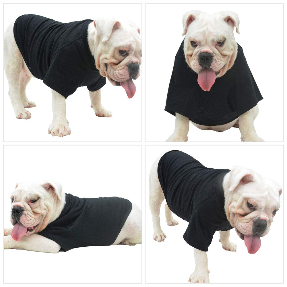 Lovelonglong camiseta básica negro talla S material algodón suave.