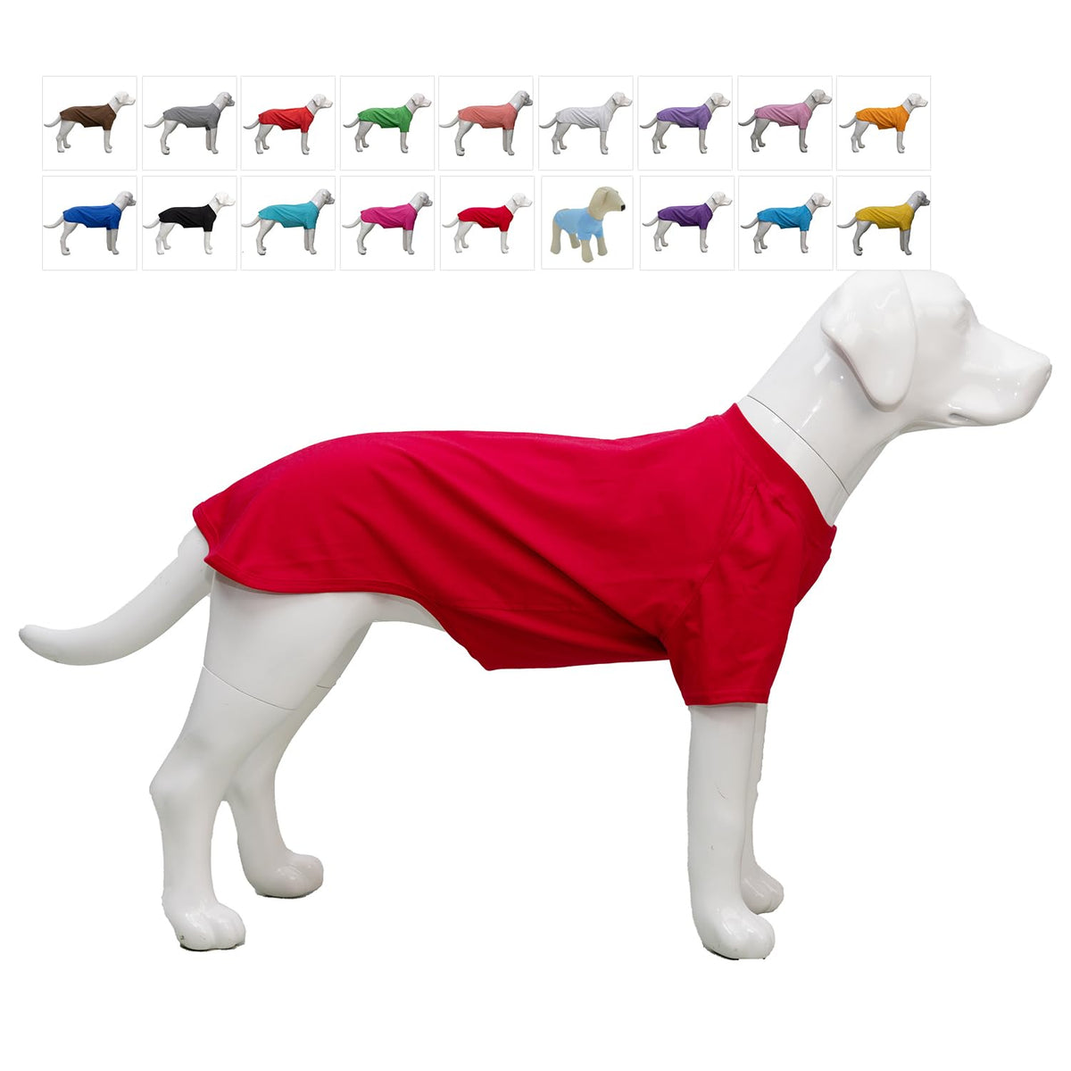 Camiseta Lovelonglong para perro, vista frontal, cómoda y transpirable